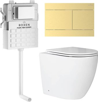 Унитаз напольный Roxen Attach 868676