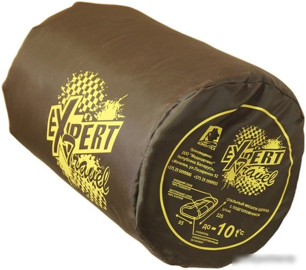 Спальный мешок Mednovtex Expert Travel -25C (серый)
