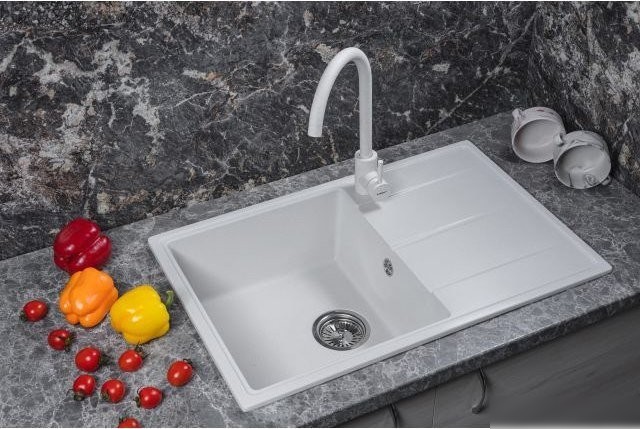 Кухонная мойка AV Engineering Benefit AVE730470WTA (белый)