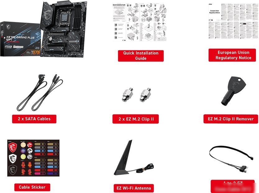 Материнская плата MSI X870E Gaming Plus WiFi