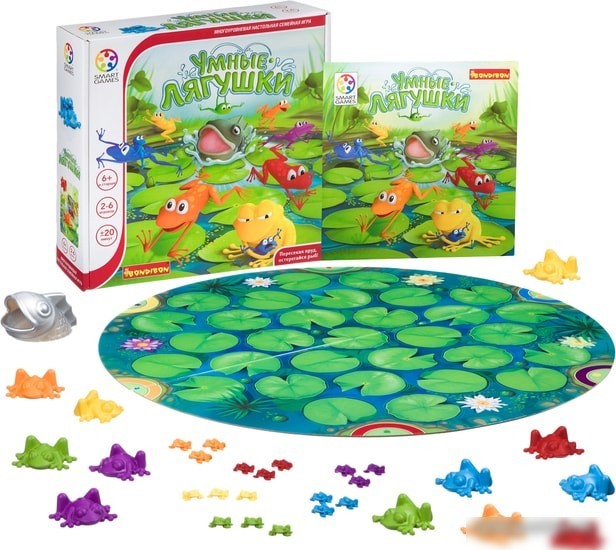 Настольная игра Bondibon Умные лягушки ВВ4733
