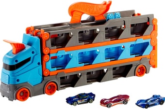 Игрушечный транспорт Hot Wheels Грузовик. Скоростная автотрасса GVG37