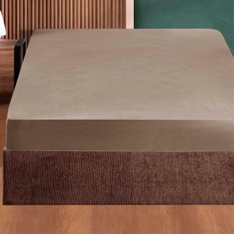 Постельное белье DO&CO Soft на резинке 180x200x30 12123 (коричневый)