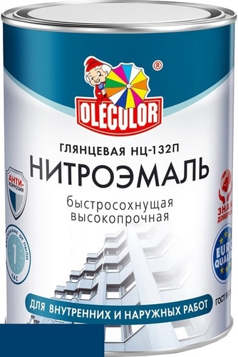 Эмаль Olecolor НЦ-132П 1.7 кг (синий)
