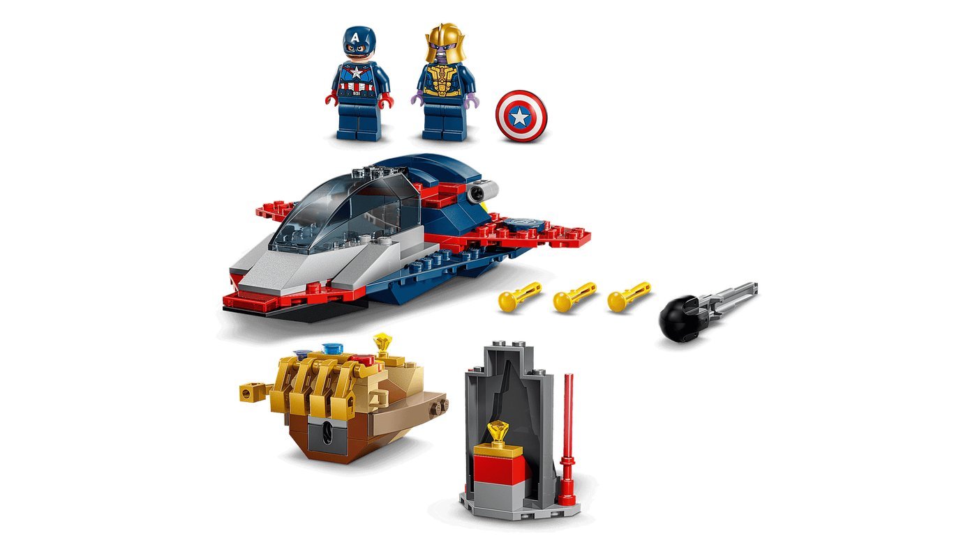 Конструктор LEGO Marvel Капитан Америка против Таноса 76319
