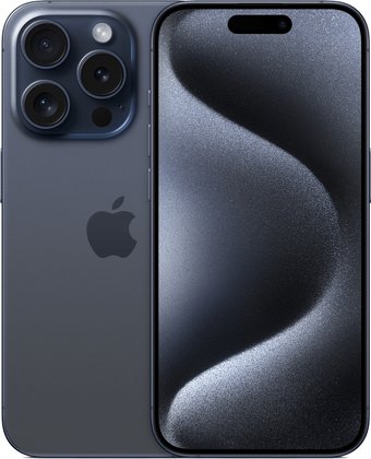 Телефон Apple iPhone 15 Pro Dual SIM 128GB (синий титан)
