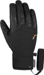 Горнолыжные перчатки Reusch Lleon R-Tex XT6102219-7707 (р-р 7.5, Black/Gold Inch)