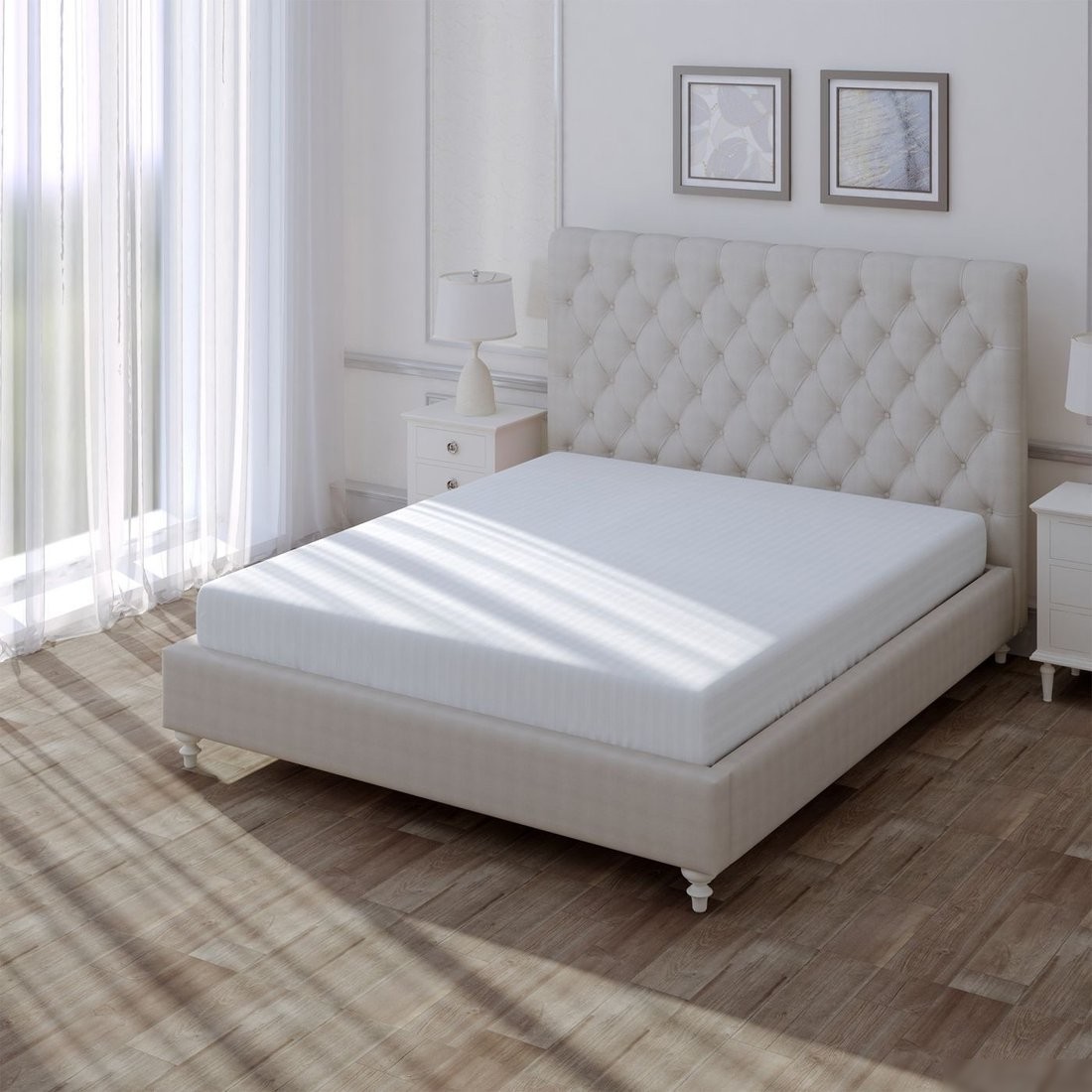 Постельное белье Verossa Stripe на резинке 160x200x30 784500 (Royal)