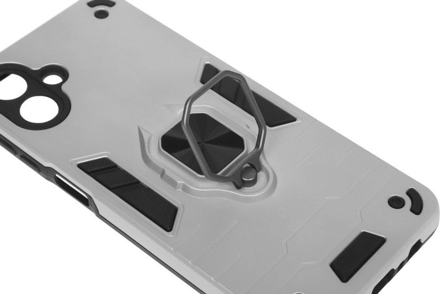 Чехол для телефона BoraSCO Anti-Shock Case для Samsung Galaxy A07 75628 (серебристый)
