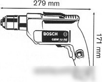 Безударная дрель Bosch GBM 10 RE [0601473600]