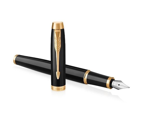 Ручка перьевая Parker IM Metal Black GT 1931645