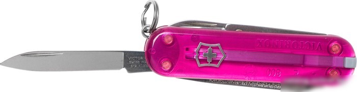 Мультитул Victorinox Classic SD Transparent (розовый)