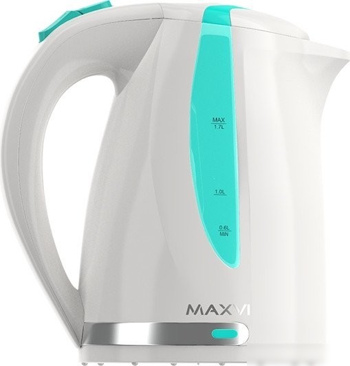 Электрический чайник Maxvi KE1701P (белый/зеленый)