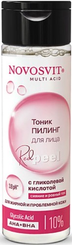 Novosvit Тоник для лица Пилинг С гликолевой кислотой 200 мл