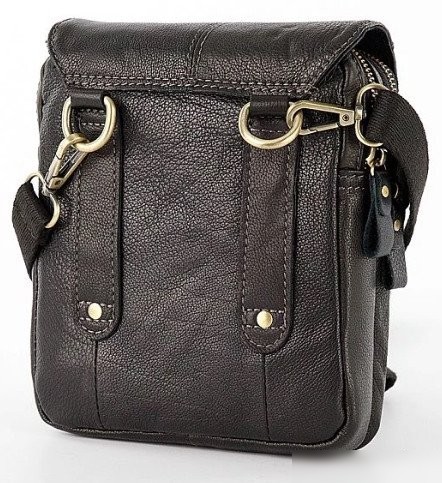 Мужская сумка Poshete 196-650-48-BLK (черный)