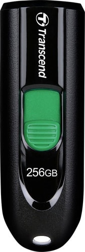USB Flash Transcend JetFlash 790C 256GB (черный/зеленый)