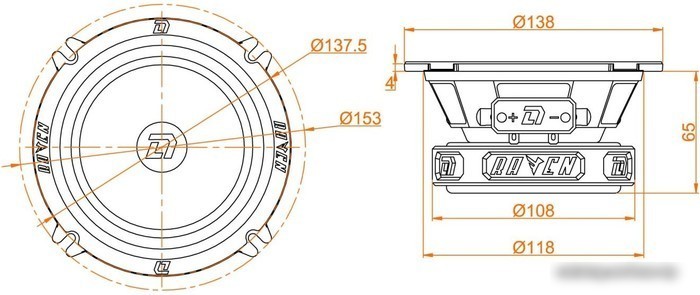 Среднечастотная АС DL Audio Raven 130