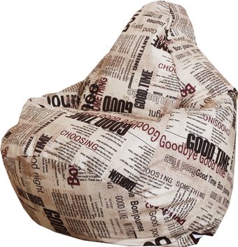Кресло-мешок Flagman Груша Мега XXXL Г3.5-143 (Gazeta Coffee)