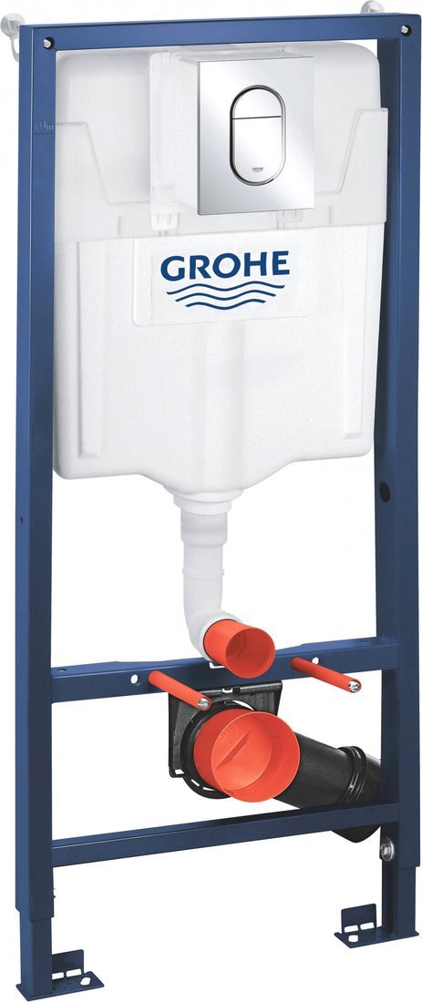 Унитаз подвесной Grado GD-W201T + GROHE Rapid SL 39504000 (с кнопкой смыва)