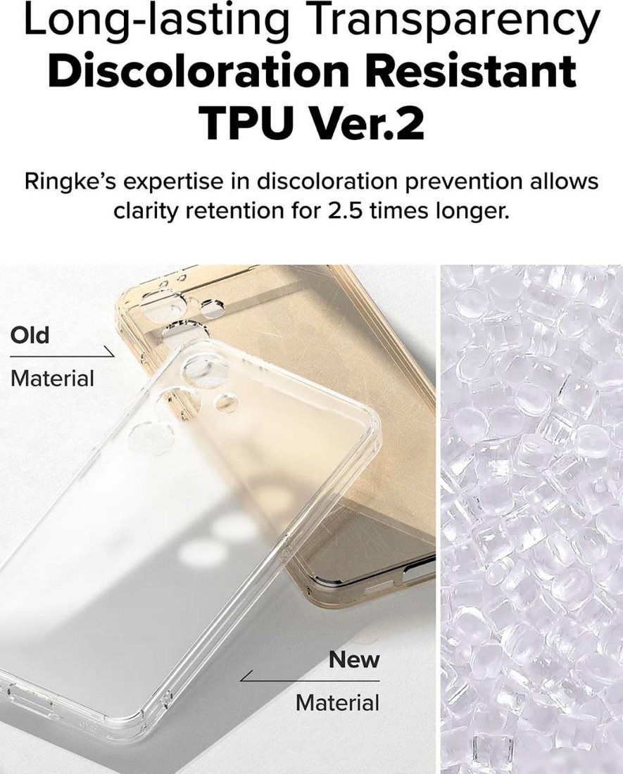 Чехол для телефона Ringke Fusion для Galaxy S24 Fe Matte Clear