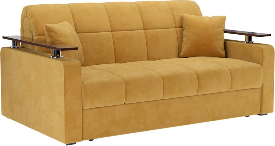 Диван Мебель-АРС Аккордеон Бакли ППУ 155x200 (Cabrio 27 желтый)
