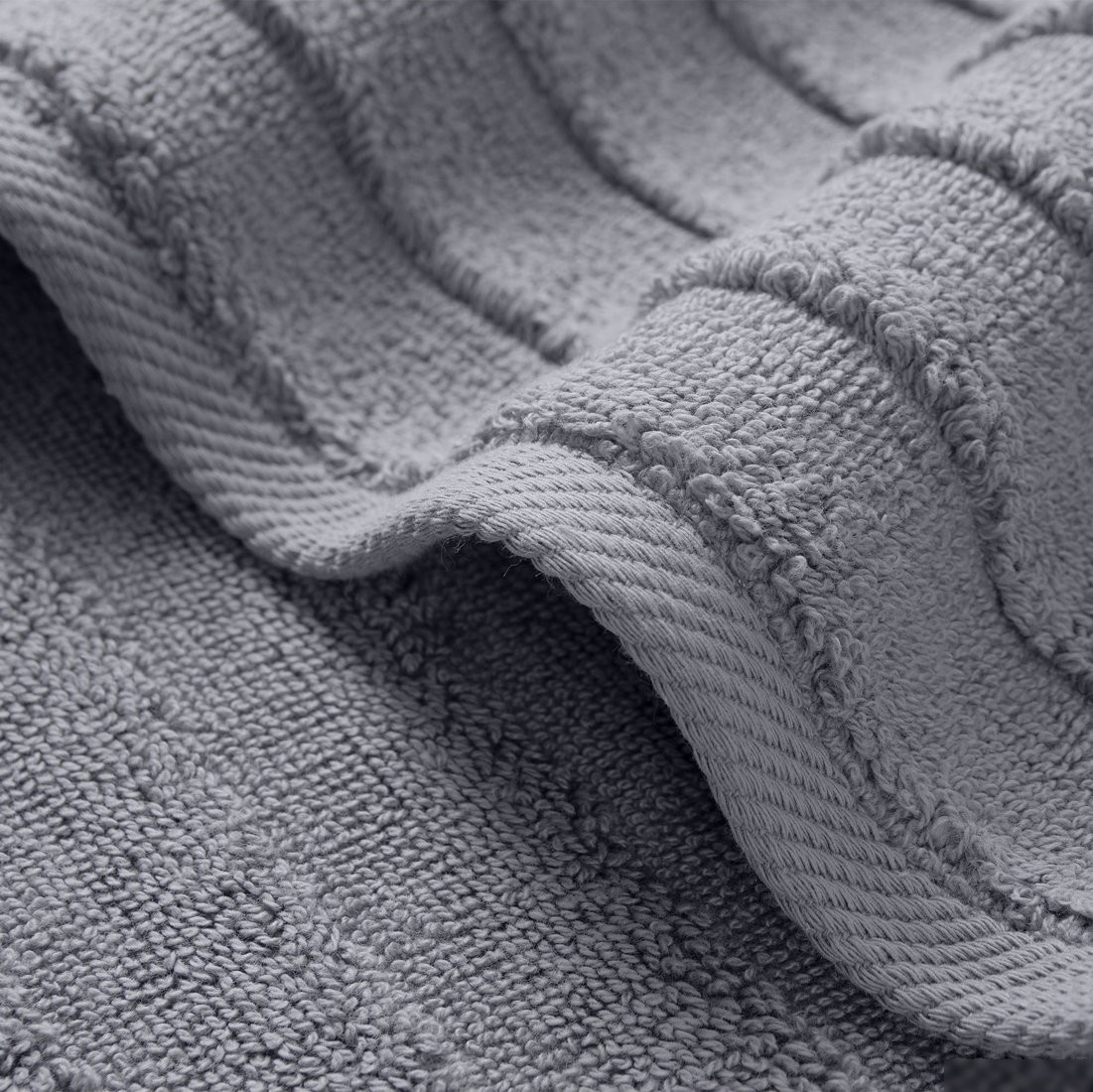 Полотенце Verossa Steps texture 50x90 (графит)