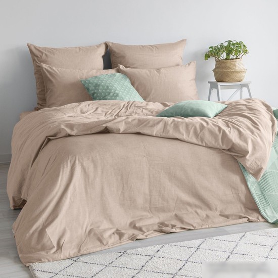 Постельное белье Нордтекс Verossa Евро Melange Praline VRM 2515 Praline Д12 23
