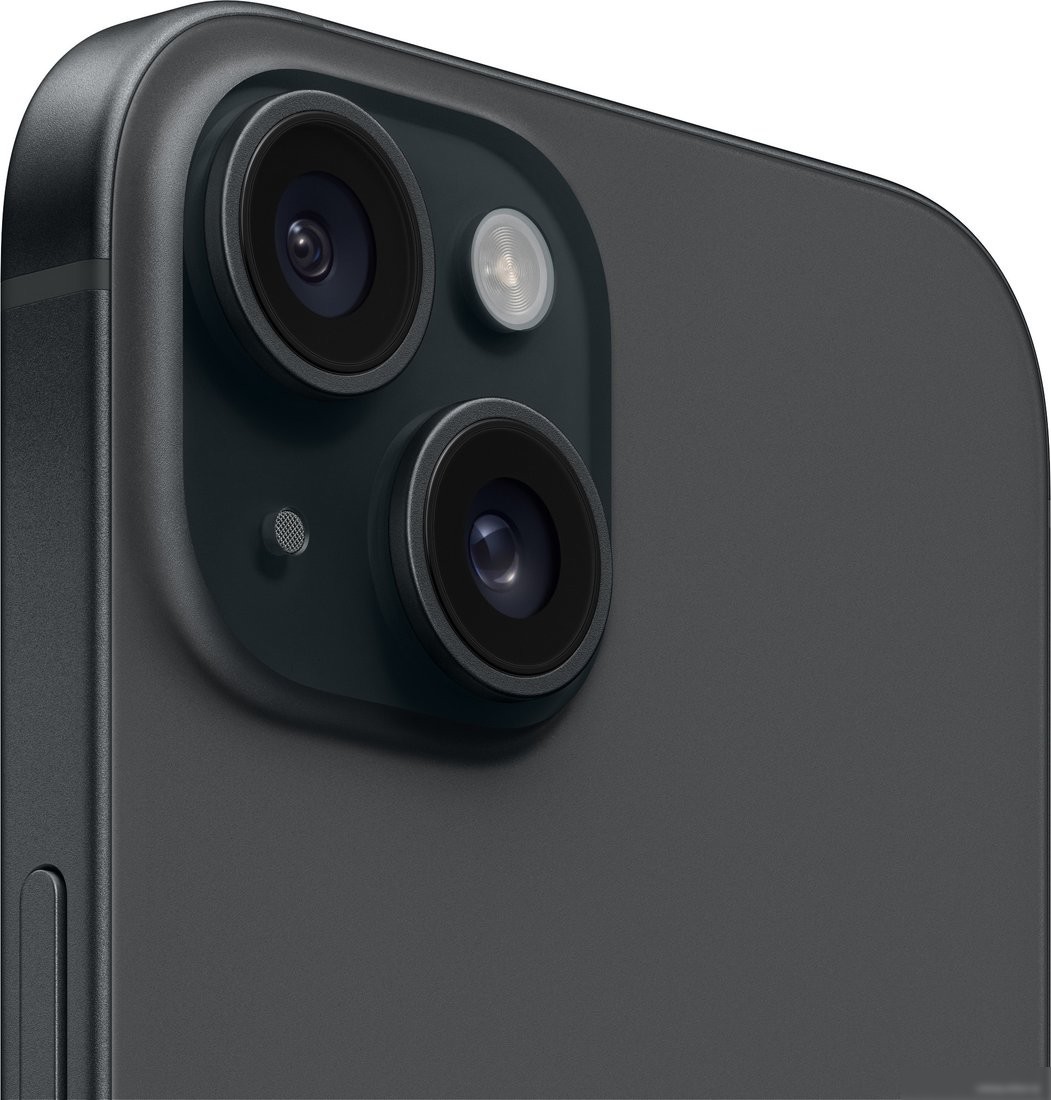 Телефон Apple iPhone 15 Dual SIM 128GB (черный)