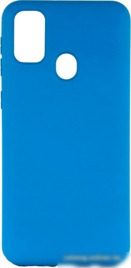 Чехол для телефона Case Cheap Liquid для Galaxy M21 (синий)