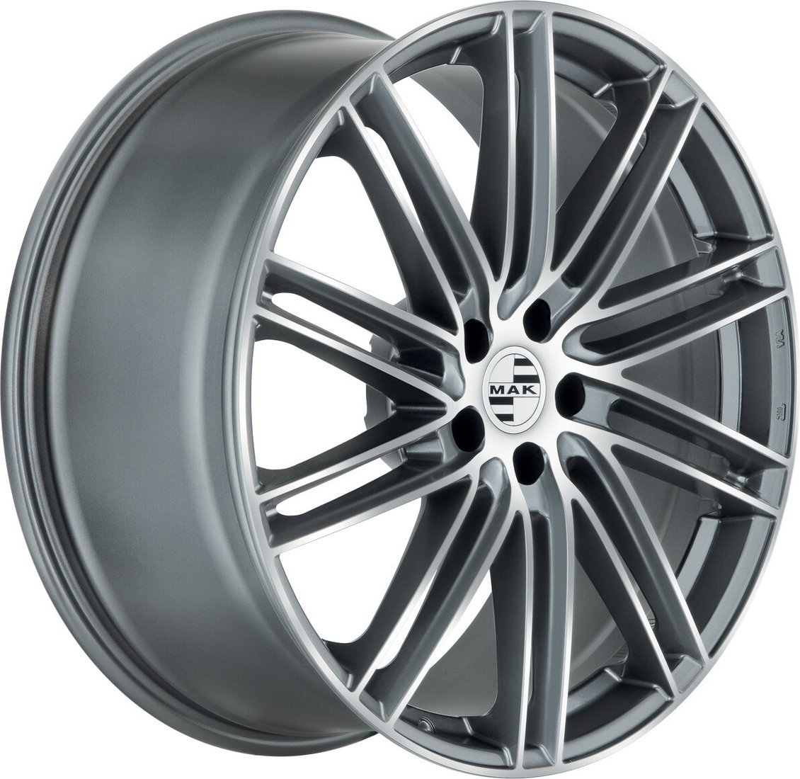 Литые диски MAK Leipzig 20x9" 5x112мм DIA 66.45мм ET 26мм Gun Met-Mirror Face