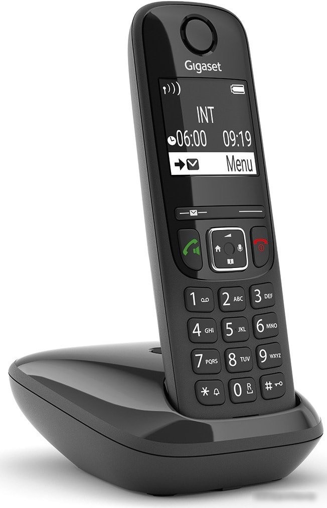 Радиотелефон Gigaset AS690 (черный)