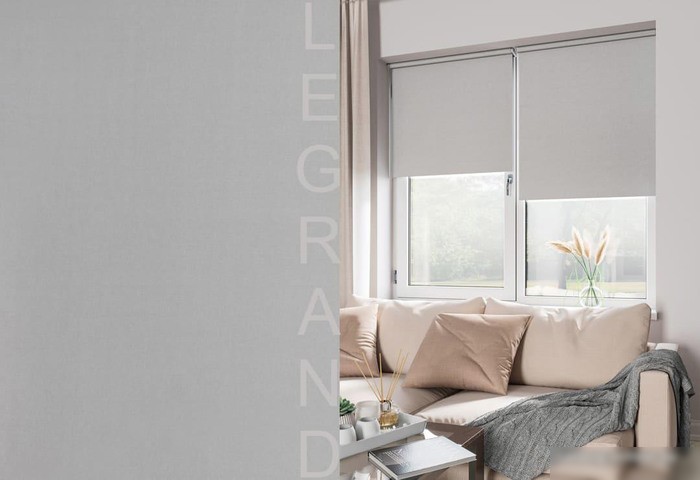 Рулонные шторы Legrand Блэкаут 52x175 (графит)
