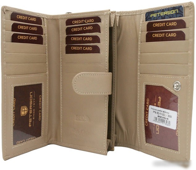Кошелек Peterson PTN BD-11-GCL (бежевый)