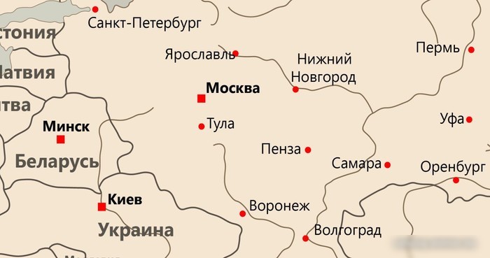 Фотообои ФабрикаФресок Карта детская с самолетами 044265 (400x265)