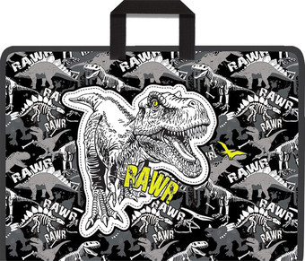 Папка для бумаг Erich Krause Dinosaur Park с ручками 52852