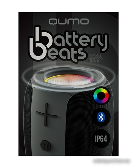 Беспроводная колонка QUMO BatteryBeats (черный)
