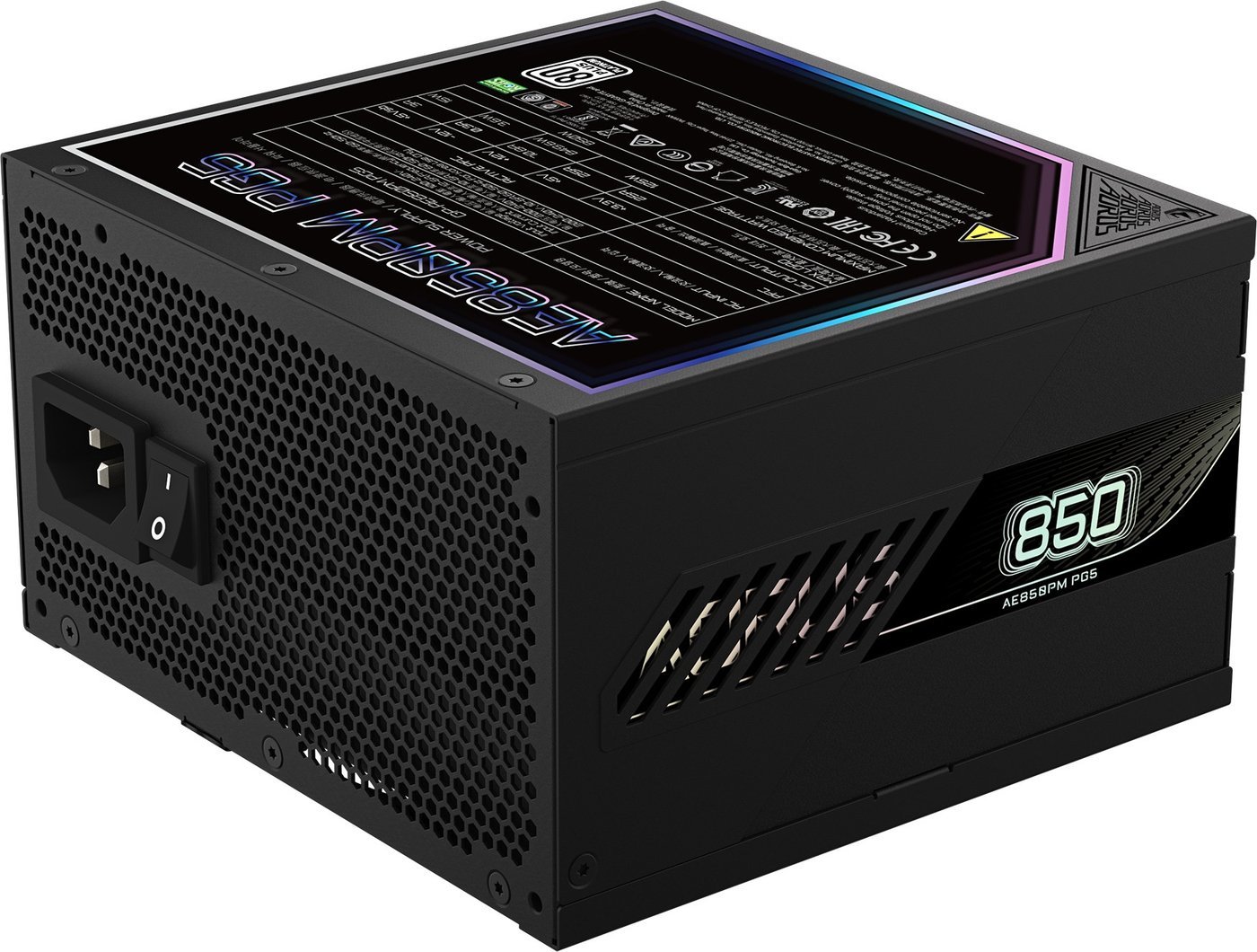 Блок питания Gigabyte Aorus Elite P850W Platinum AE850PM PG5