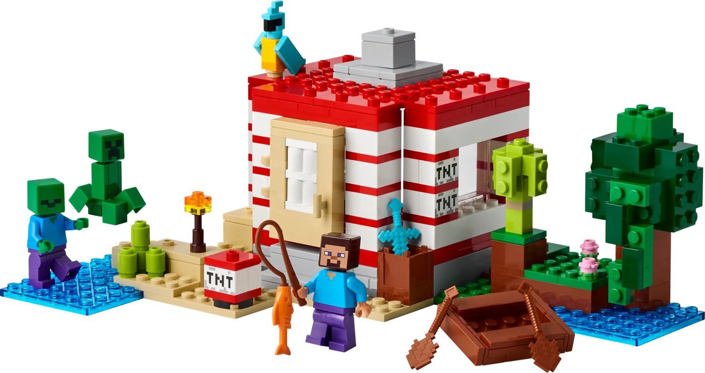 Конструктор LEGO Minecraft Дом в джунглях из TNT 21275