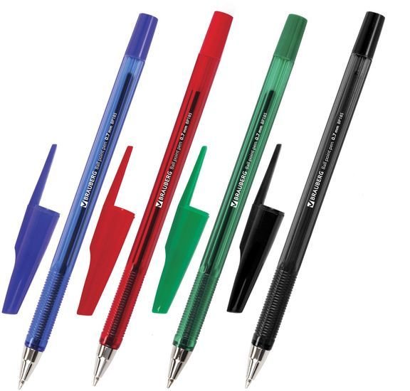Набор шариковых ручек BRAUBERG Black jack 141290