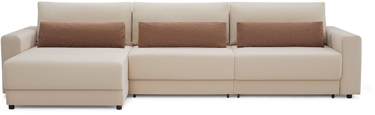 Угловой диван Mio Tesoro Таун 264 1.5ек-1.5ек-1.5пф (1368 бежевый)