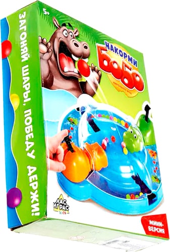 Настольная игра Лас Играс Накорми Бобо мини-версия 4359681
