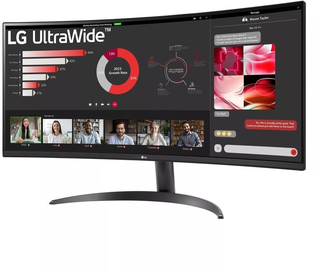 Монитор LG UltraWide 34WR50QC-B