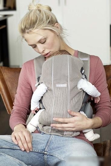 Рюкзак-переноска BabyBjorn Mini 3D Mesh (greige)