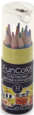 Набор цветных карандашей Bruno Visconti Funcolor 30-0060 (12 цв)