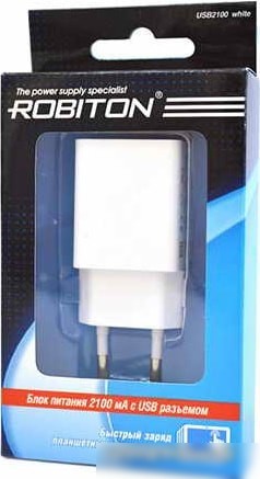 Сетевое зарядное Robiton USB2100 (белый)