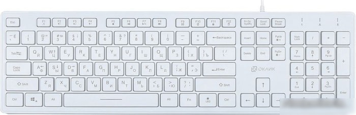 Клавиатура Oklick 550ML (белый)