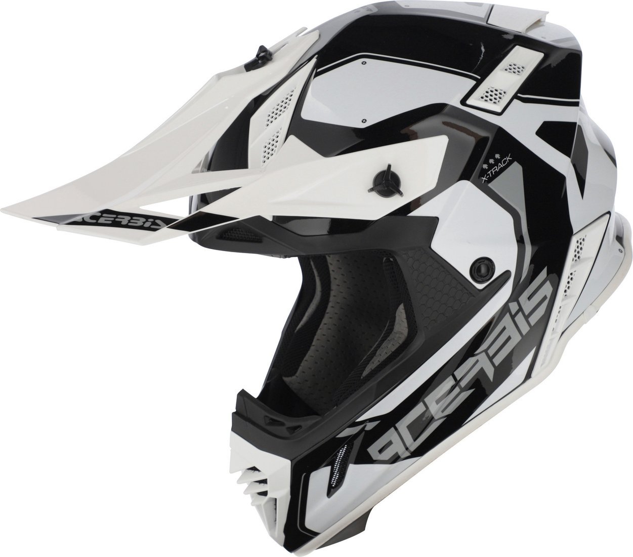 Мотошлем Acerbis X-Track 22-06 0025032.726.068 (XL, черный/белый 2)