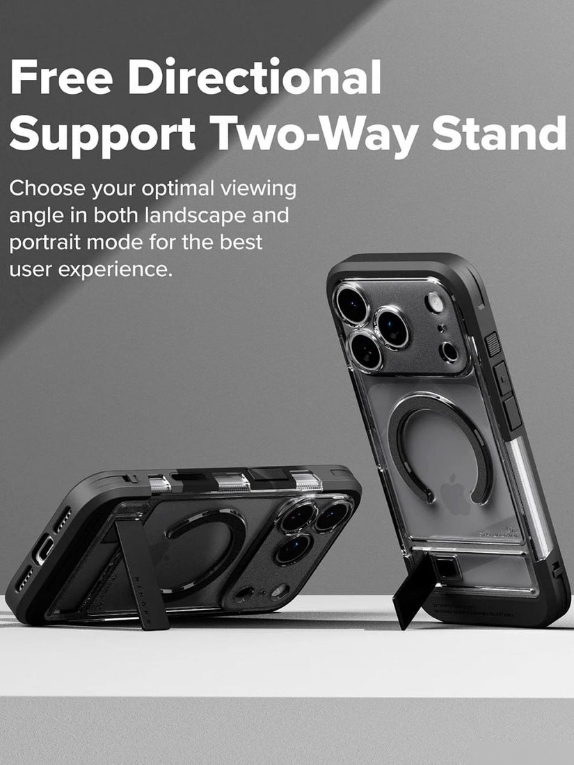 Чехол для телефона Ringke Ux Magnetic для iPhone 17 Pro Max Smoke Black