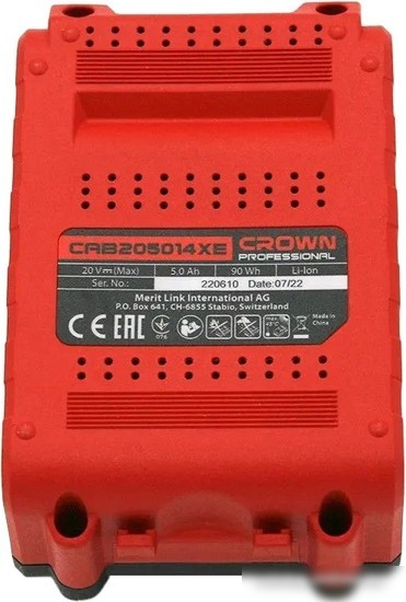 Аккумулятор Crown CAB205014XE (20В/5 Ач)