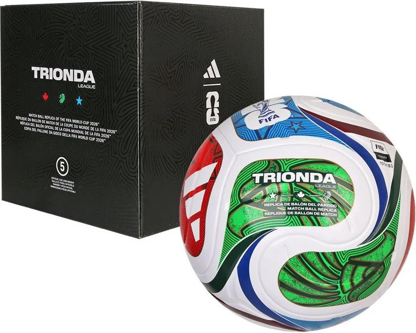 Футбольный мяч Adidas Trionda League Box World Cup JD8045-4